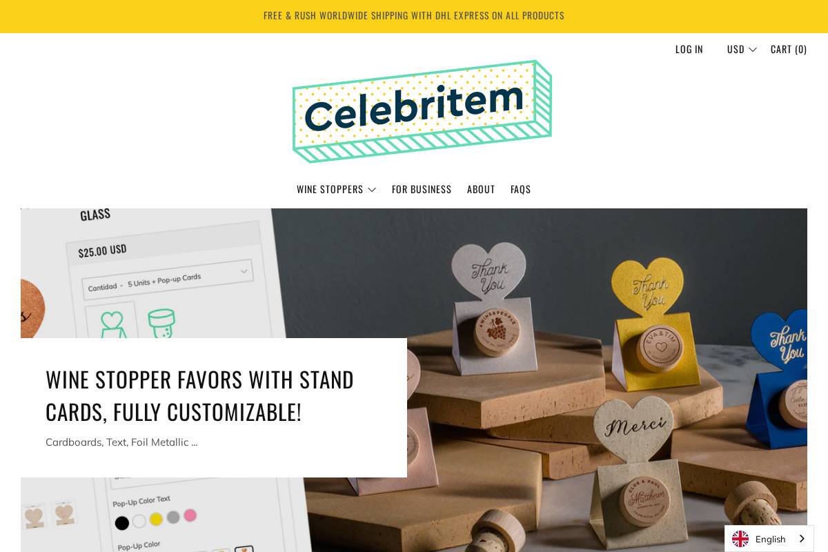 celebritem.com homepage screenshot