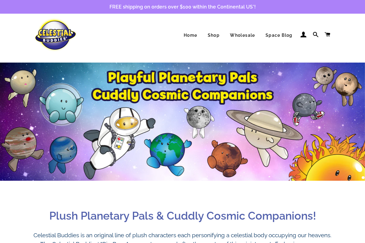 celestialbuddies.com homepage screenshot