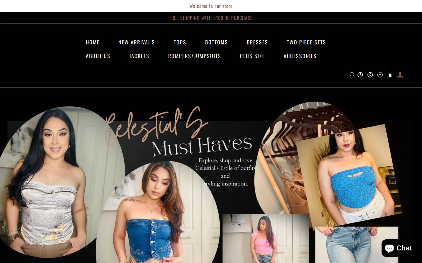 celestialestileco.com homepage screenshot