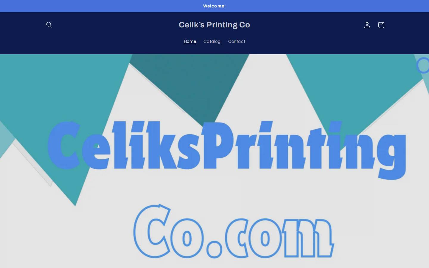 celiksprintingco.com homepage screenshot