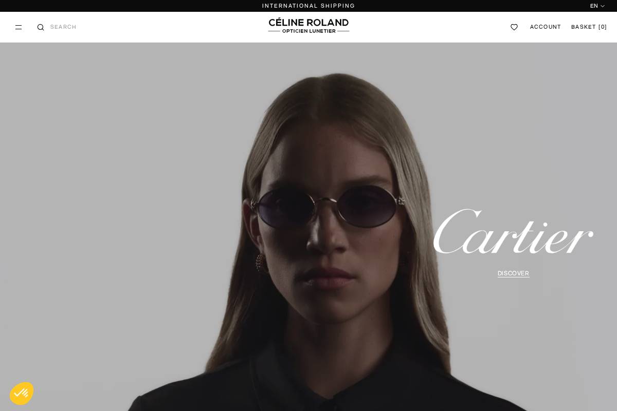 celine-opticien-lunetier.com homepage screenshot