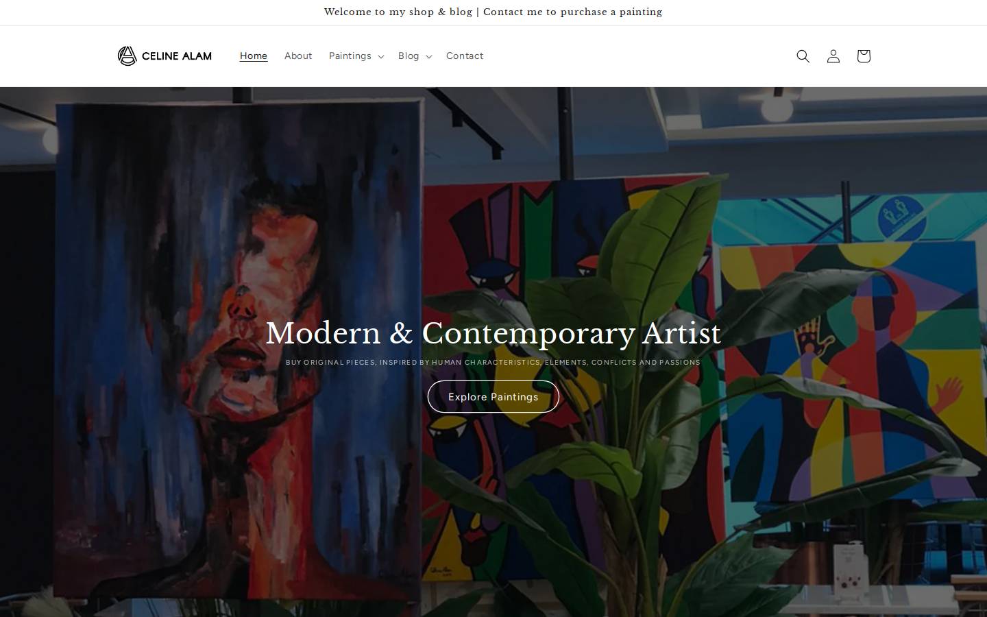 celinealamart.com homepage screenshot