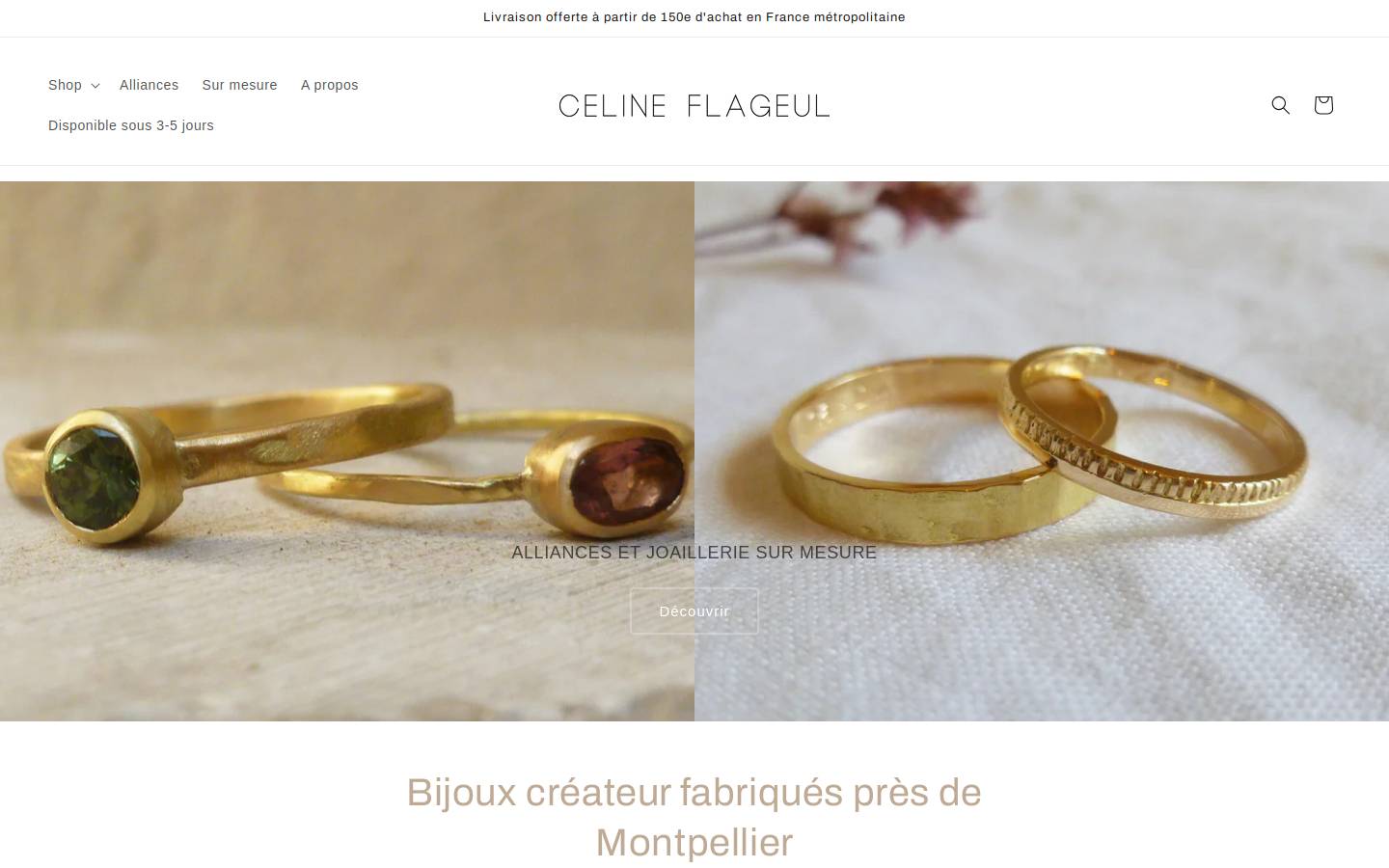 celineflageul.com homepage screenshot
