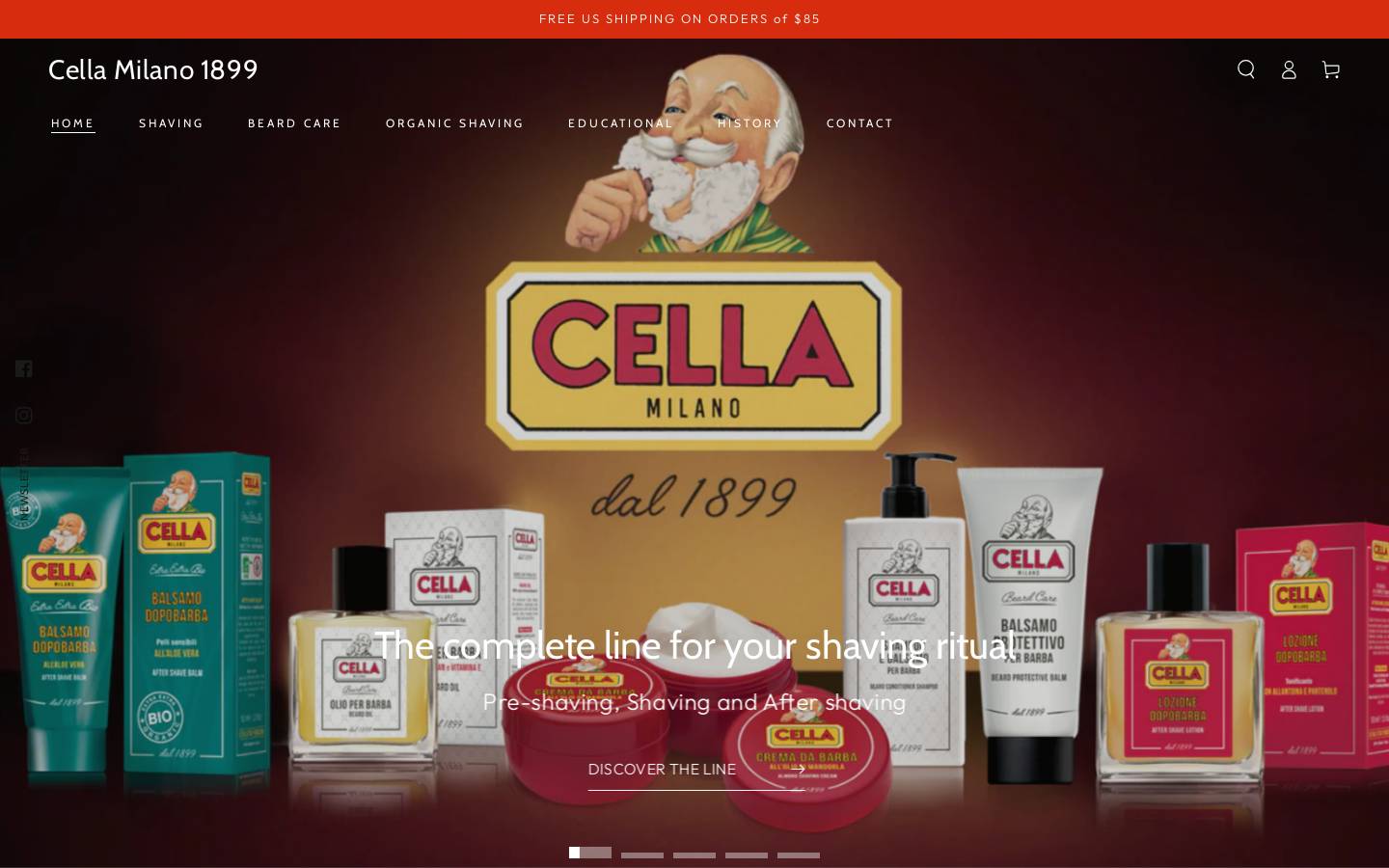 cellamilano1899.com homepage screenshot