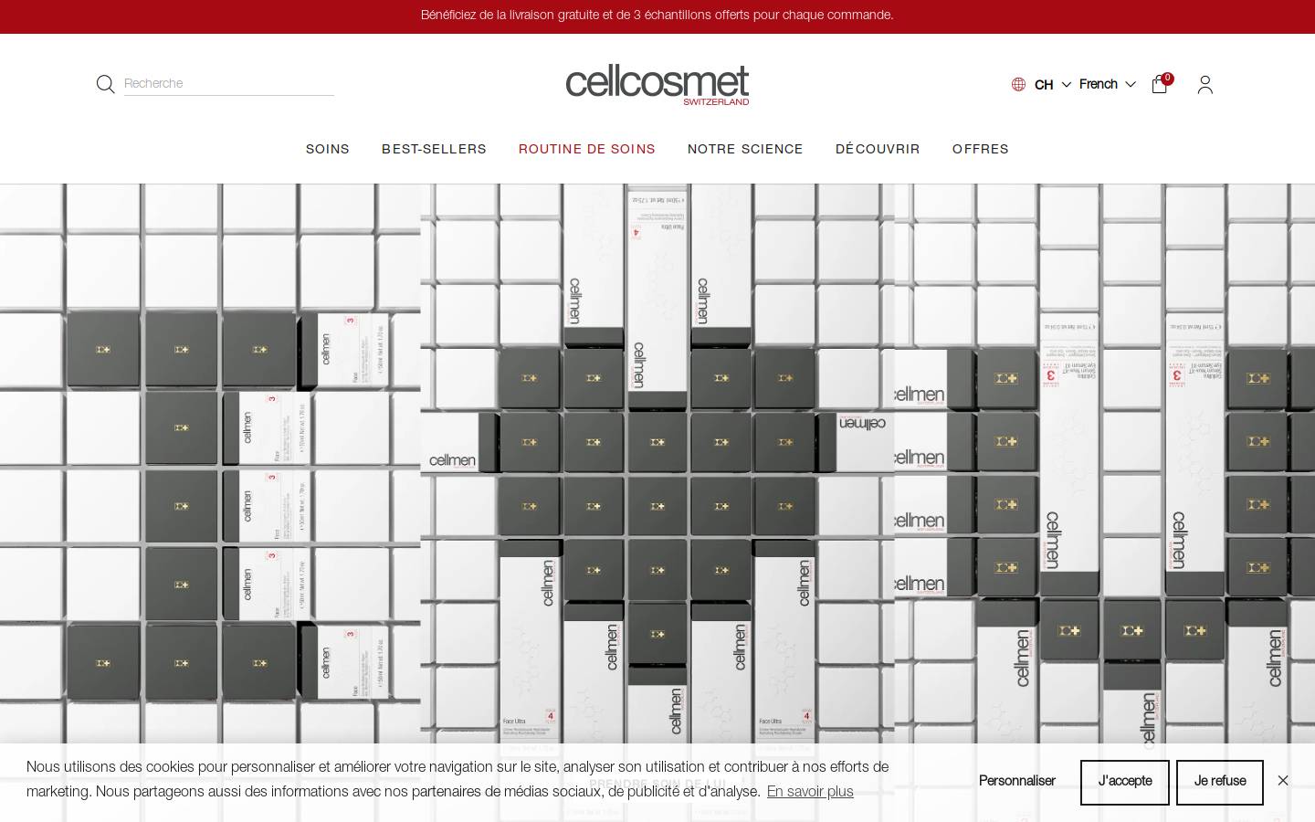 cellcosmet-cellmen.co.uk homepage screenshot