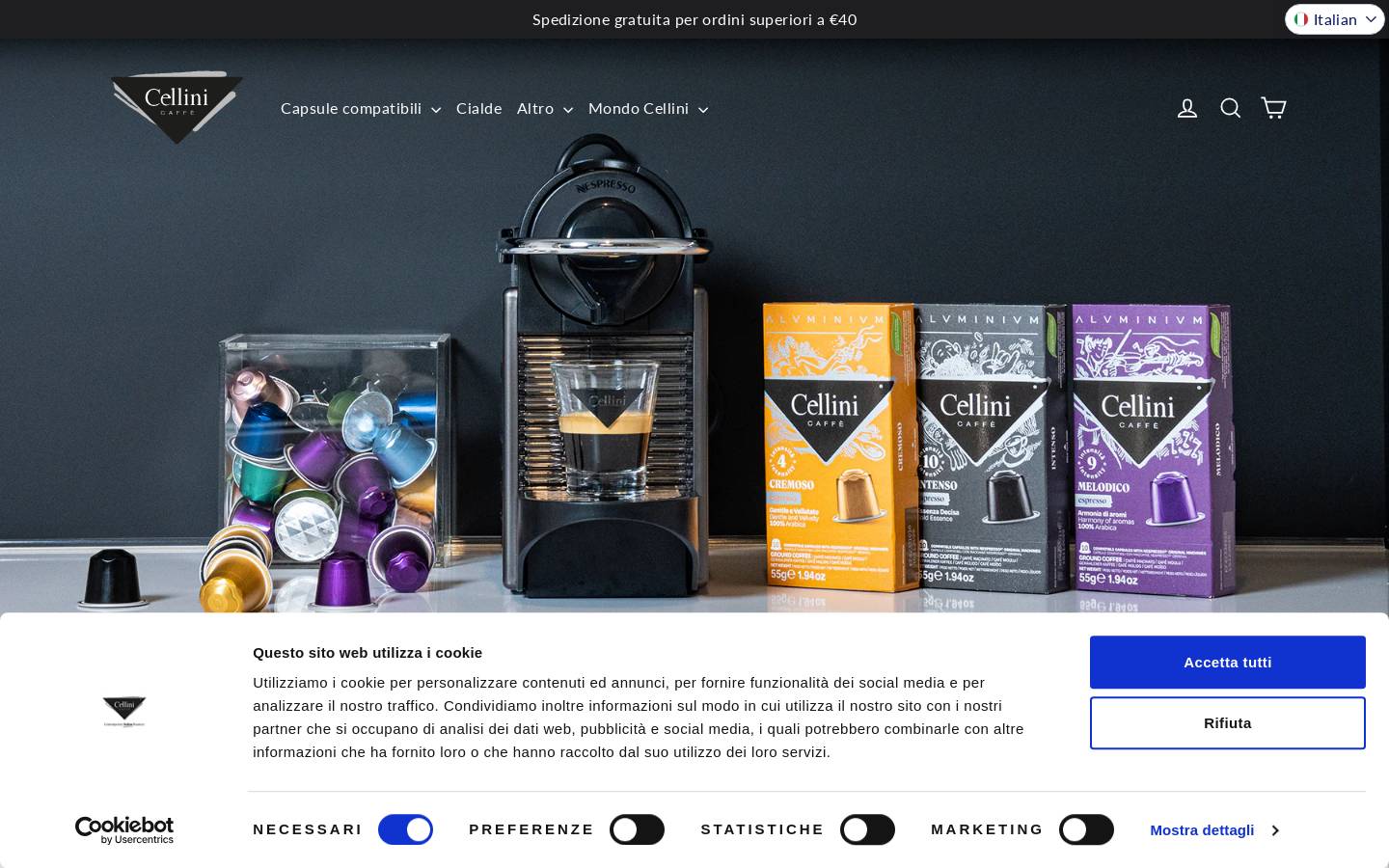 cellinispa.it homepage screenshot