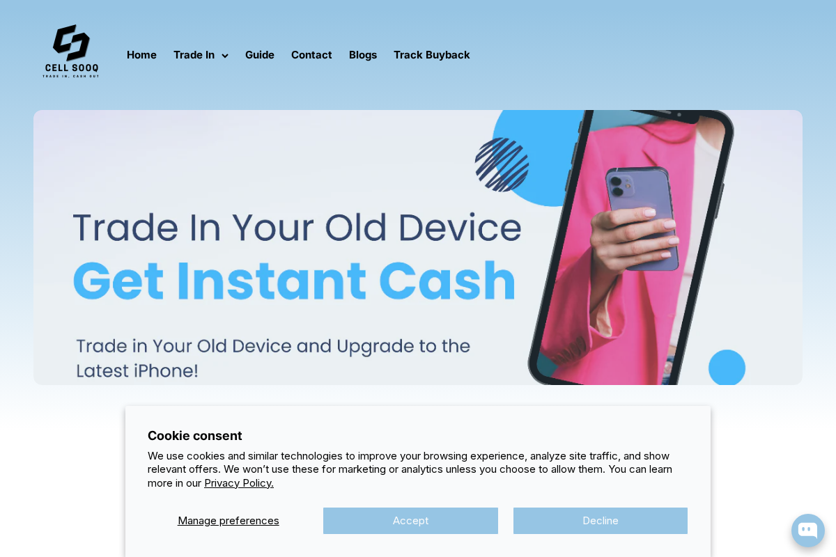 Cell Sooq homepage screenshot