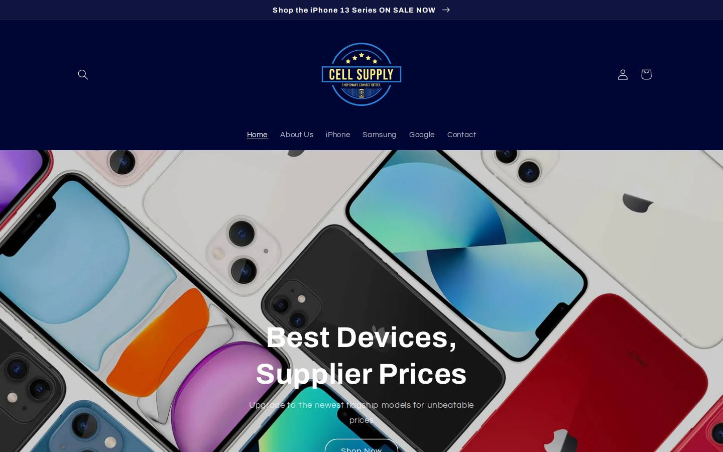 cellsupply.ca homepage screenshot