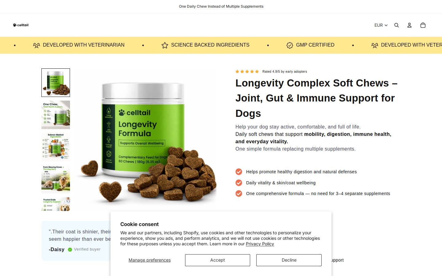 celltail.com homepage screenshot