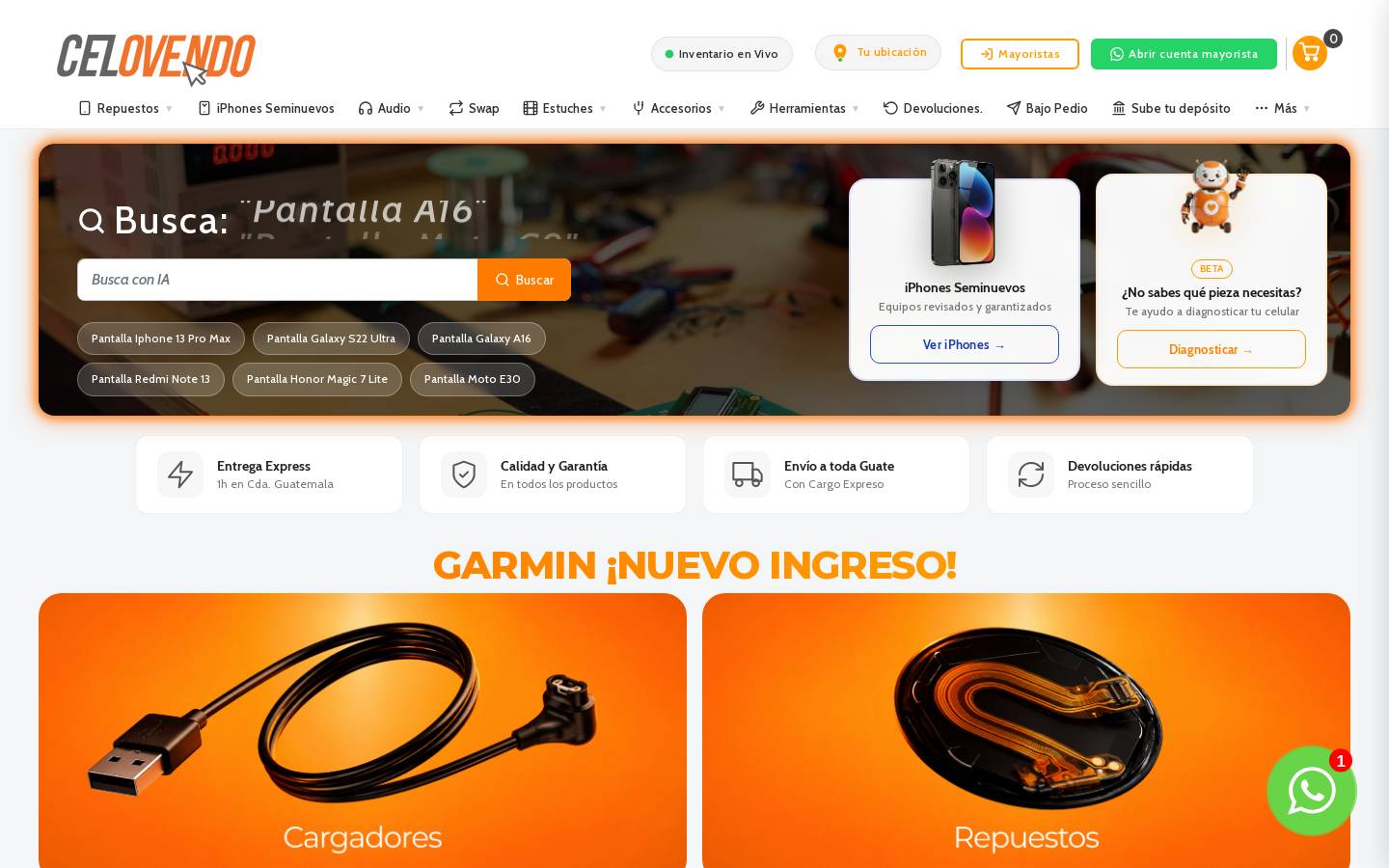 celovendo.com homepage screenshot