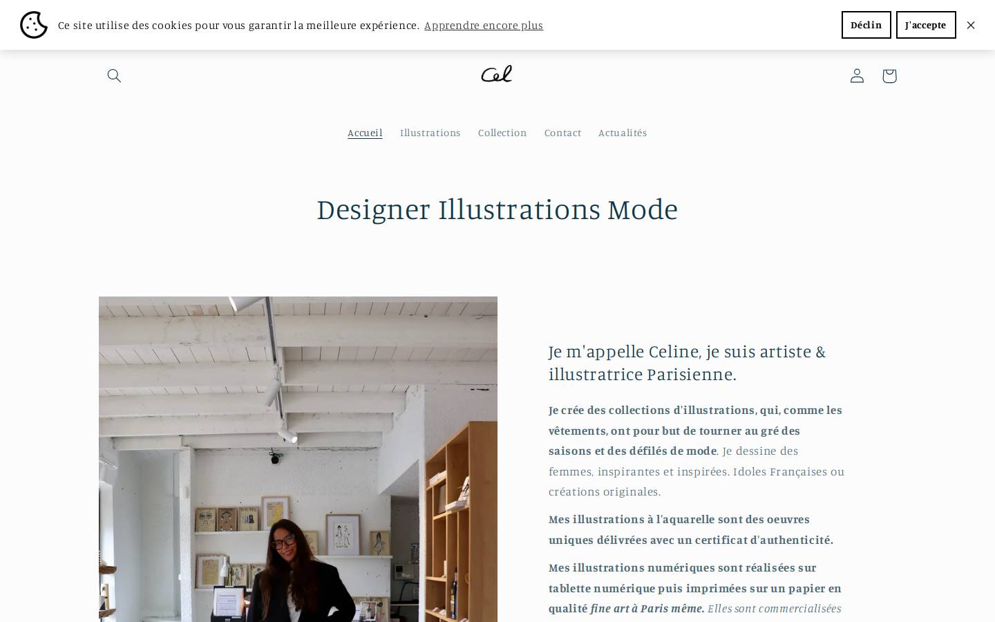 celsketchbookgallery.com homepage screenshot