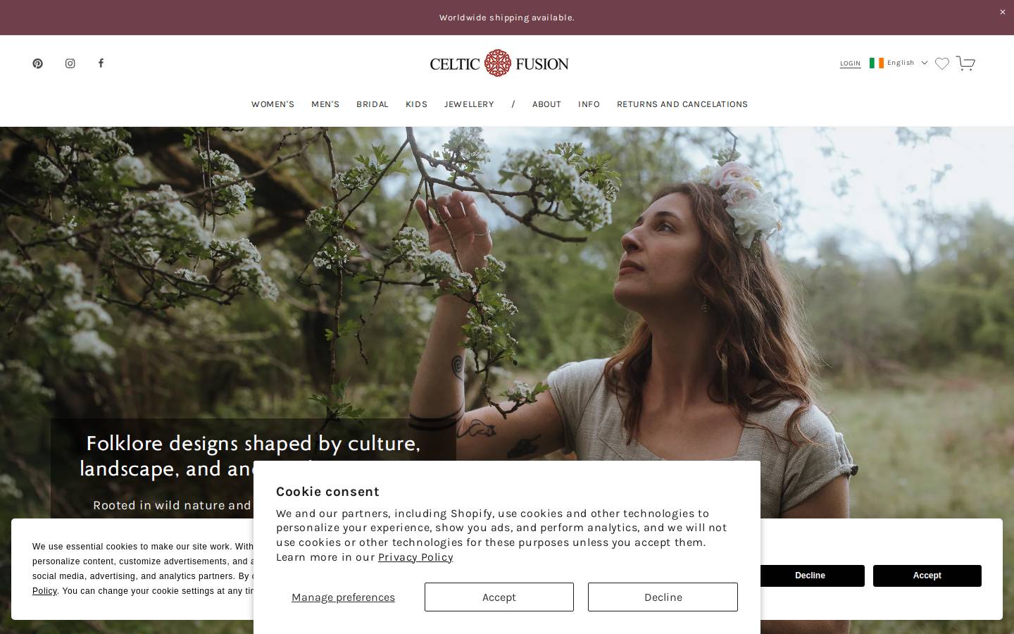 Celticfusiondesign homepage screenshot