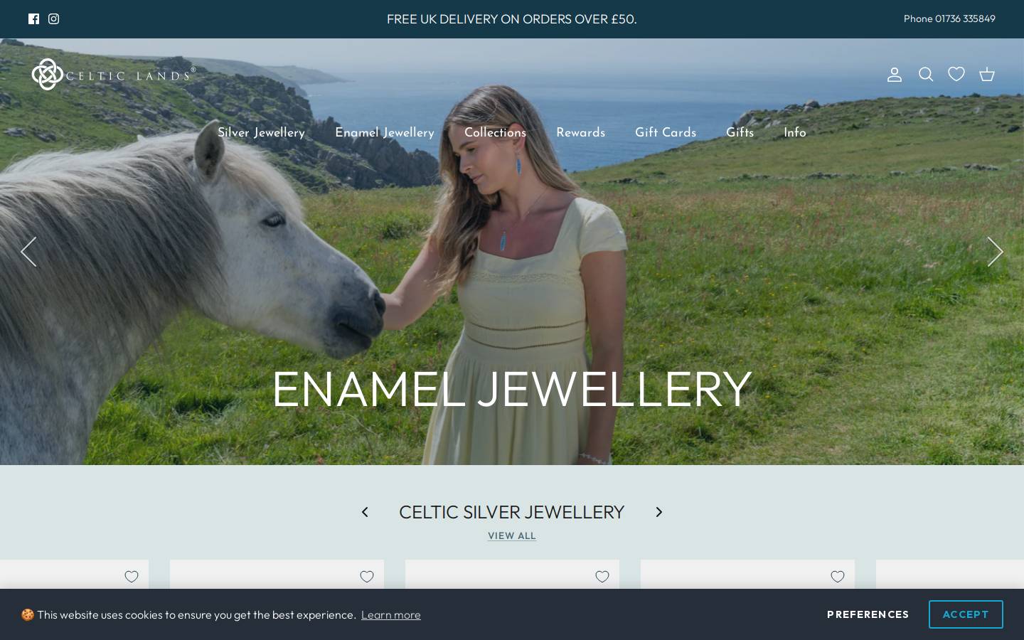 celticlands.co.uk homepage screenshot