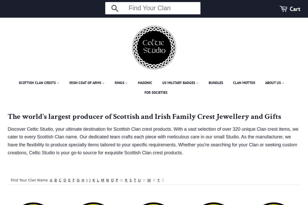 CelticStudio homepage screenshot