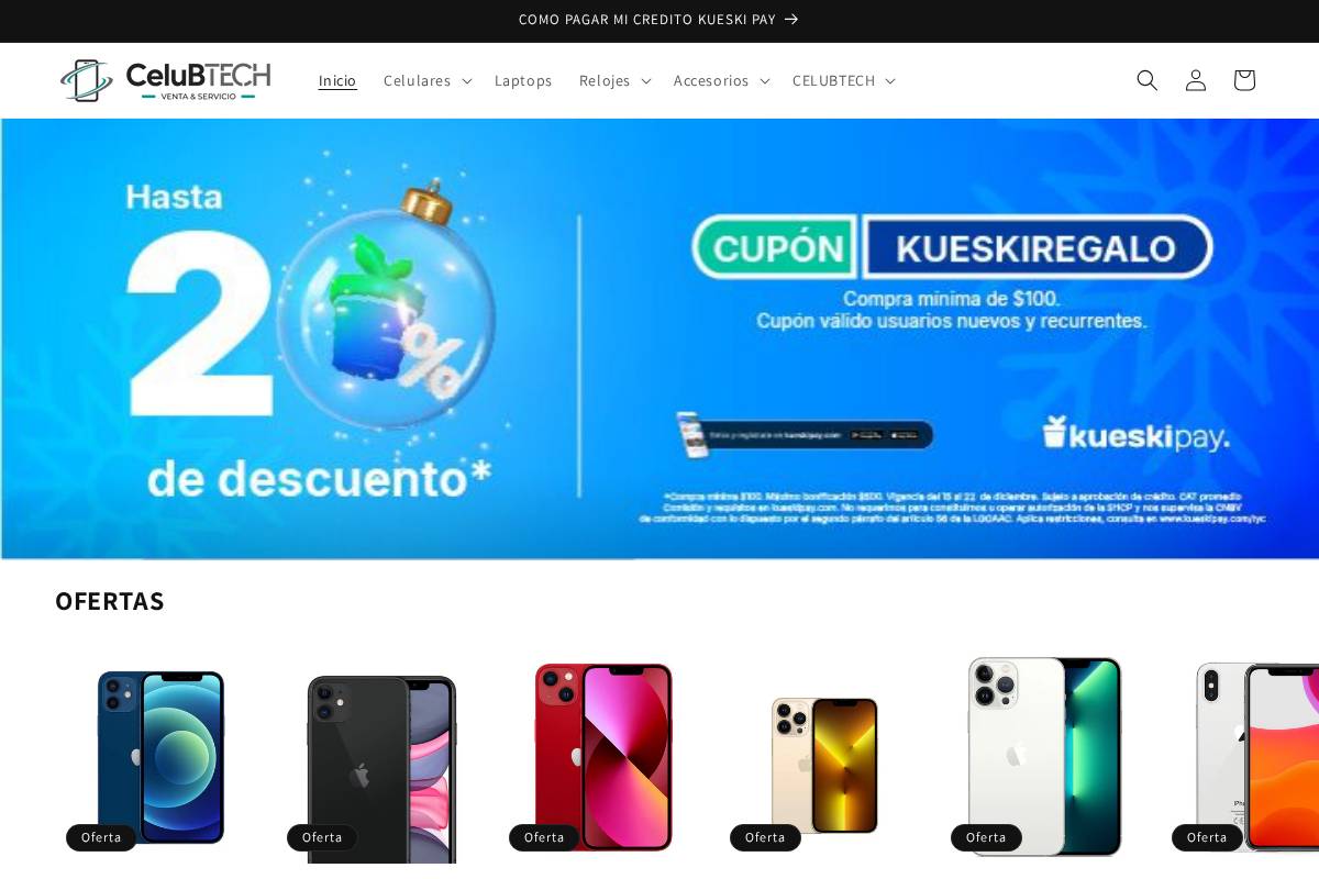 celubtech.com homepage screenshot
