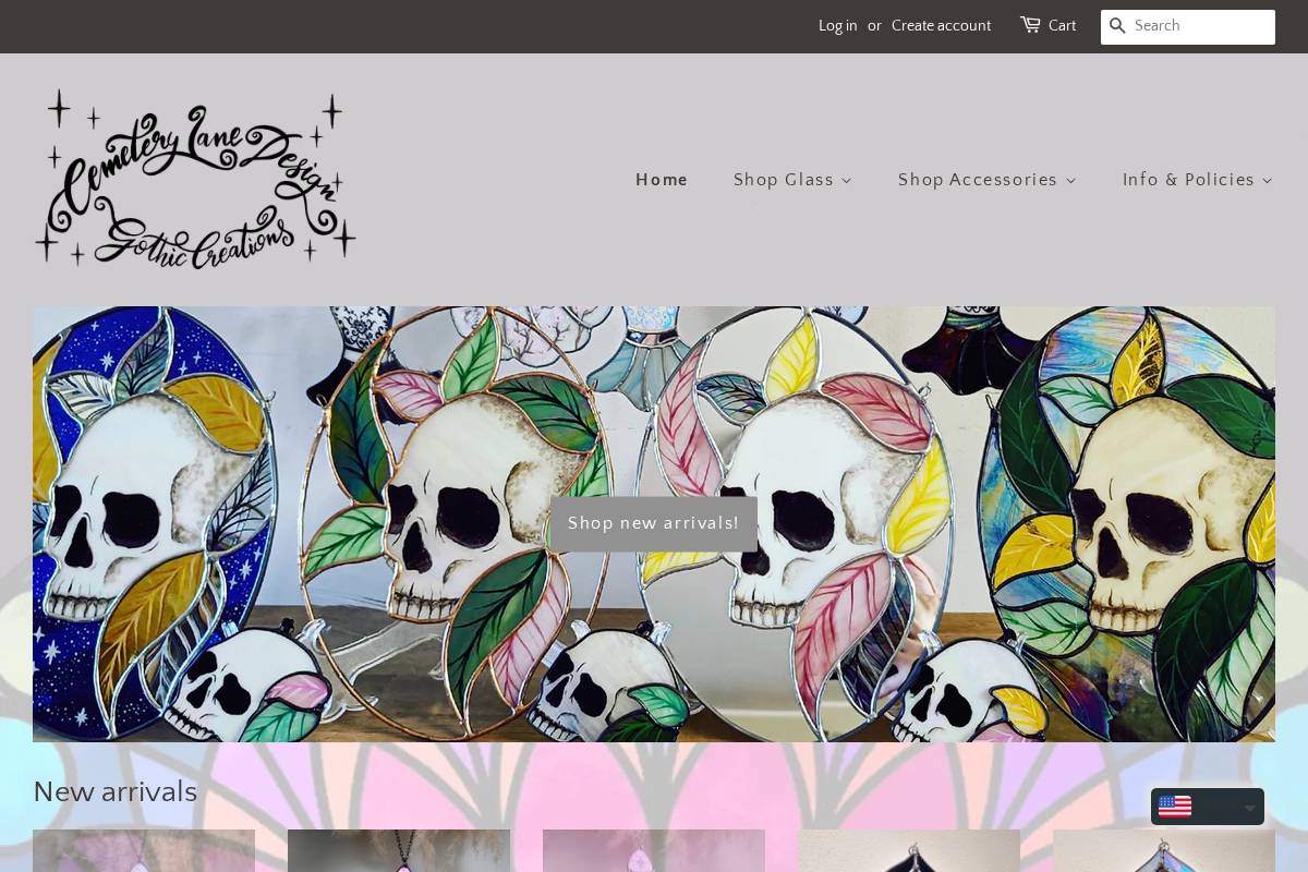 cemeterylanedesign.com homepage screenshot