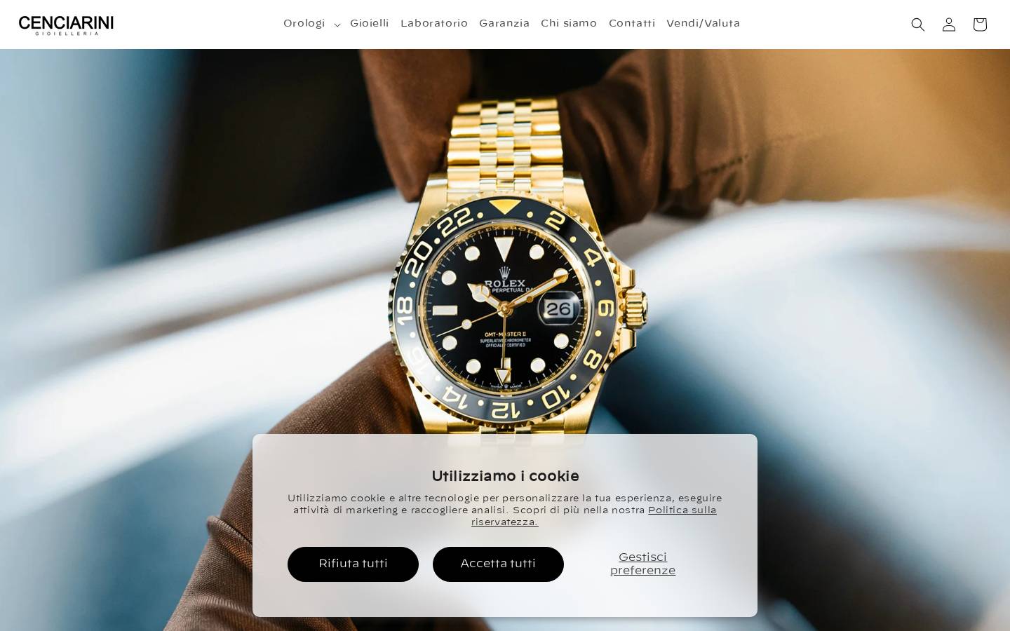 cenciarini.net homepage screenshot