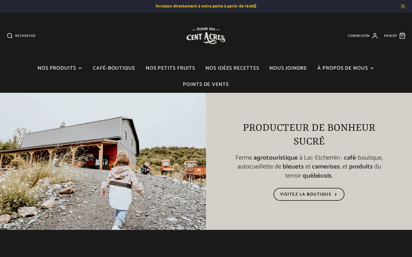 centacres.ca homepage screenshot