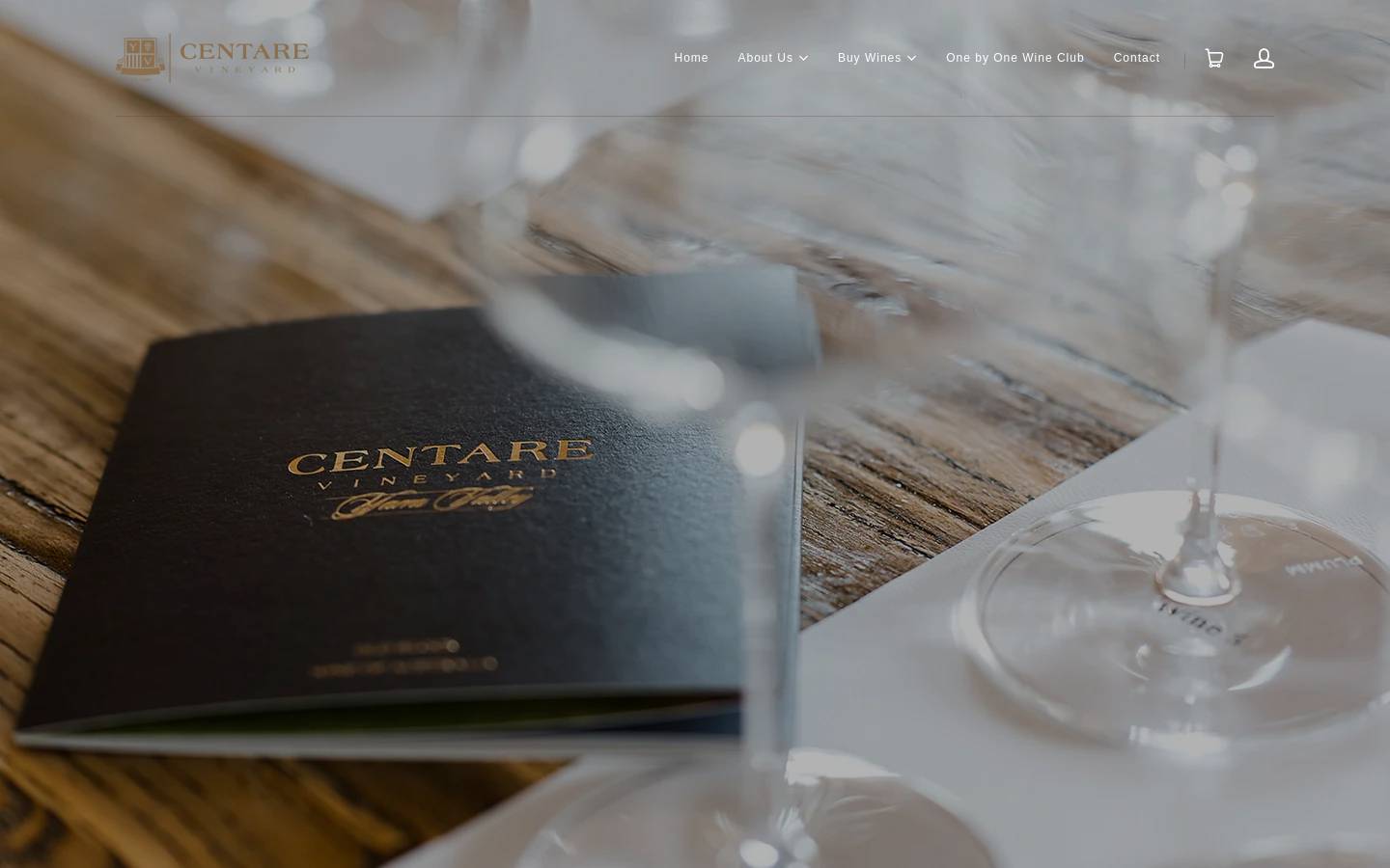 centarevineyard.com homepage screenshot