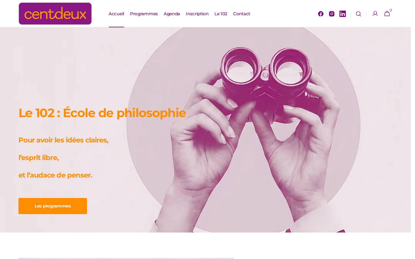 centdeux.com homepage screenshot