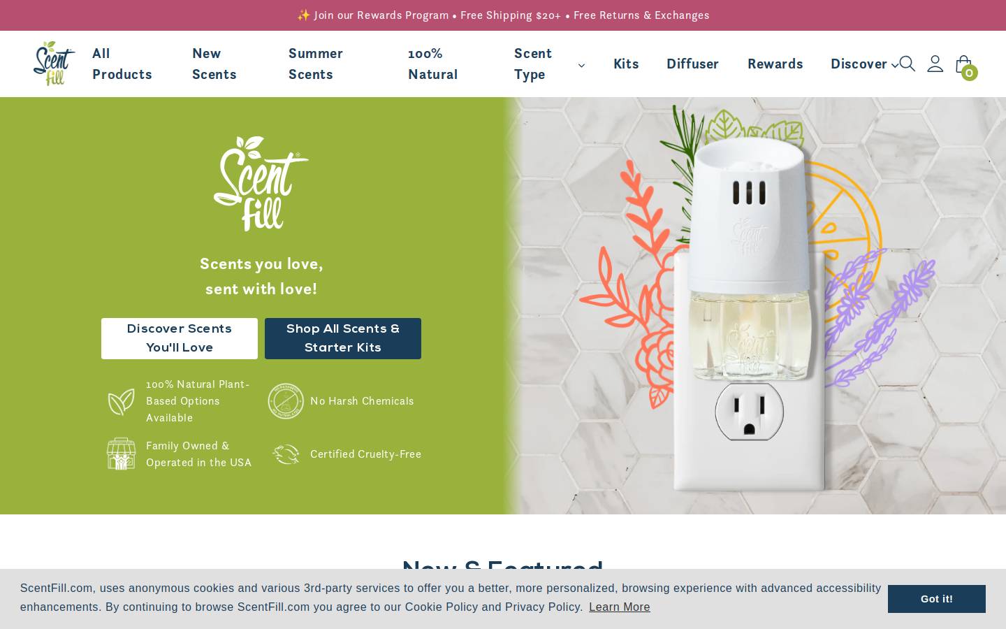 centfill.com homepage screenshot