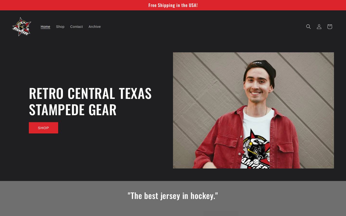 centraltexasstampede.com homepage screenshot