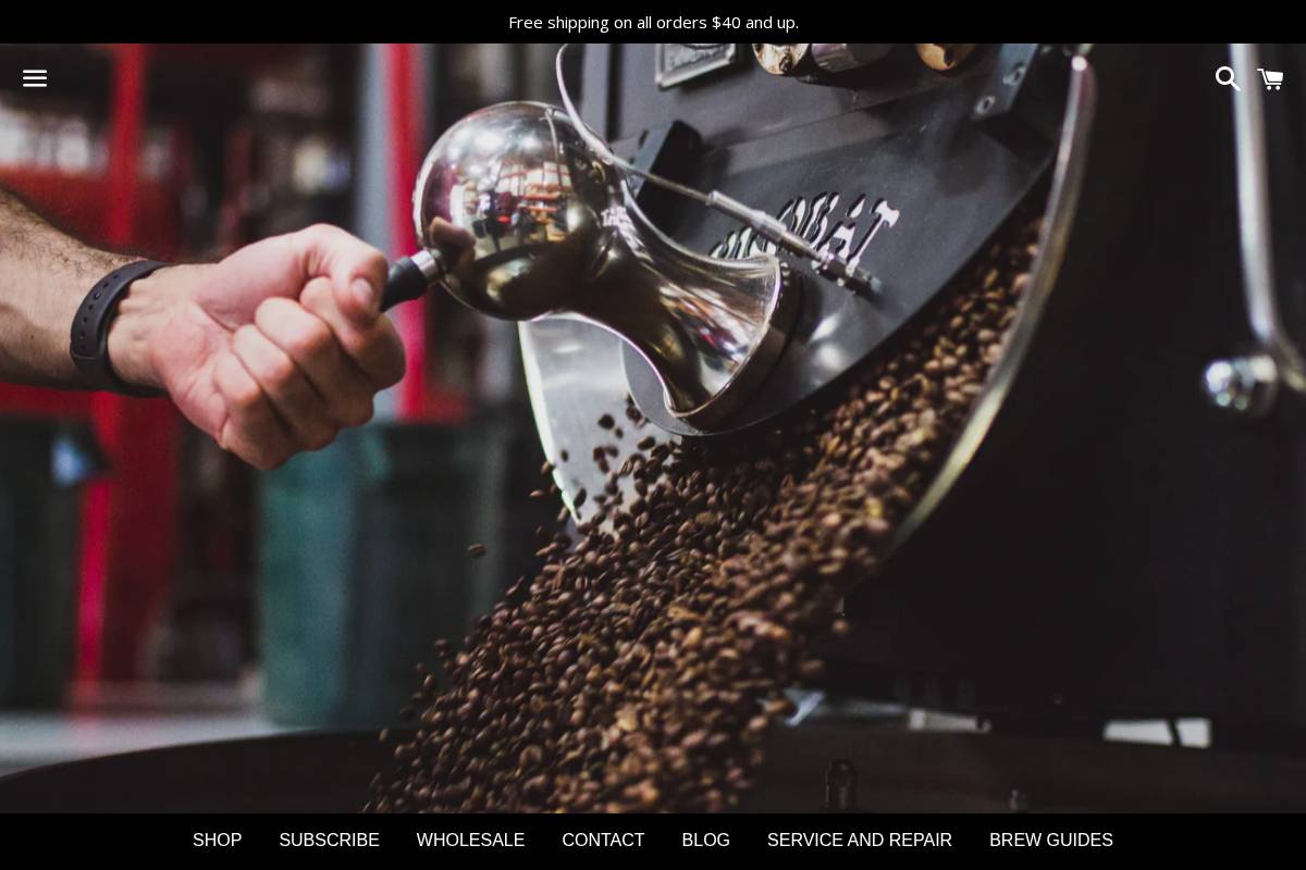 centricoffee.com homepage screenshot