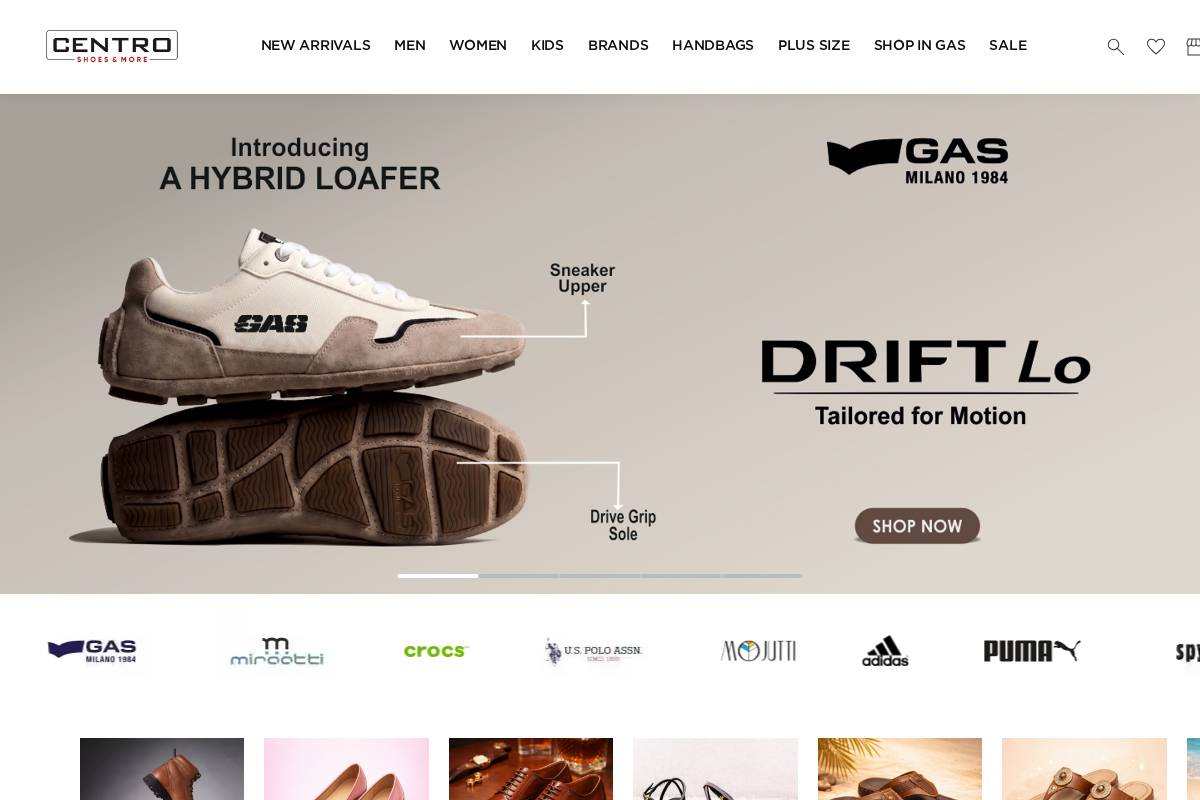 centro.style homepage screenshot