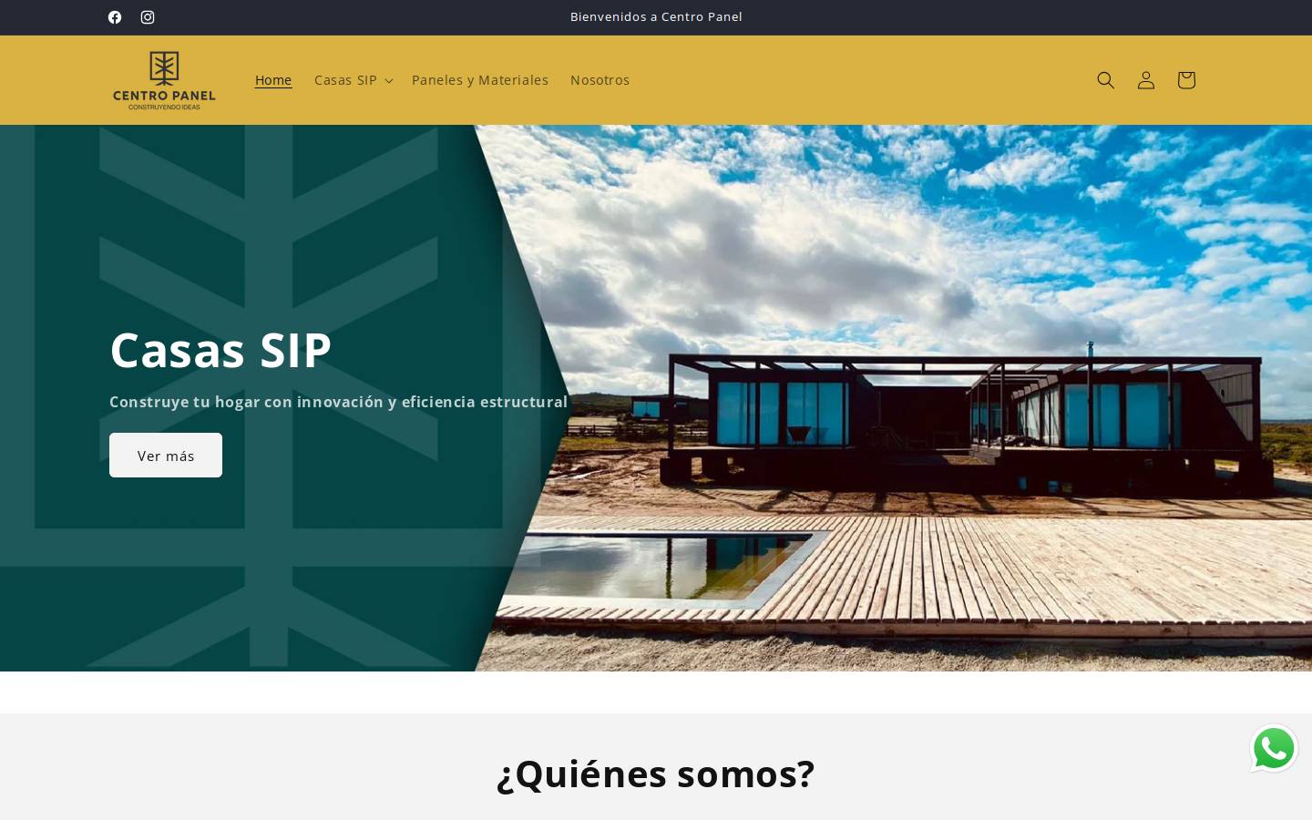 centropanel.cl homepage screenshot