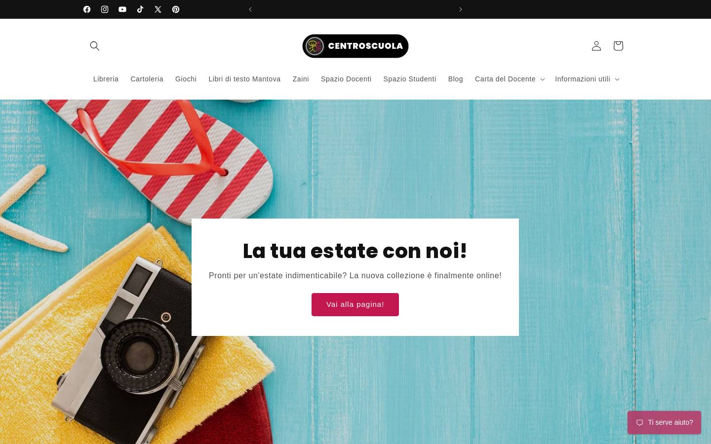centroscuola.it homepage screenshot