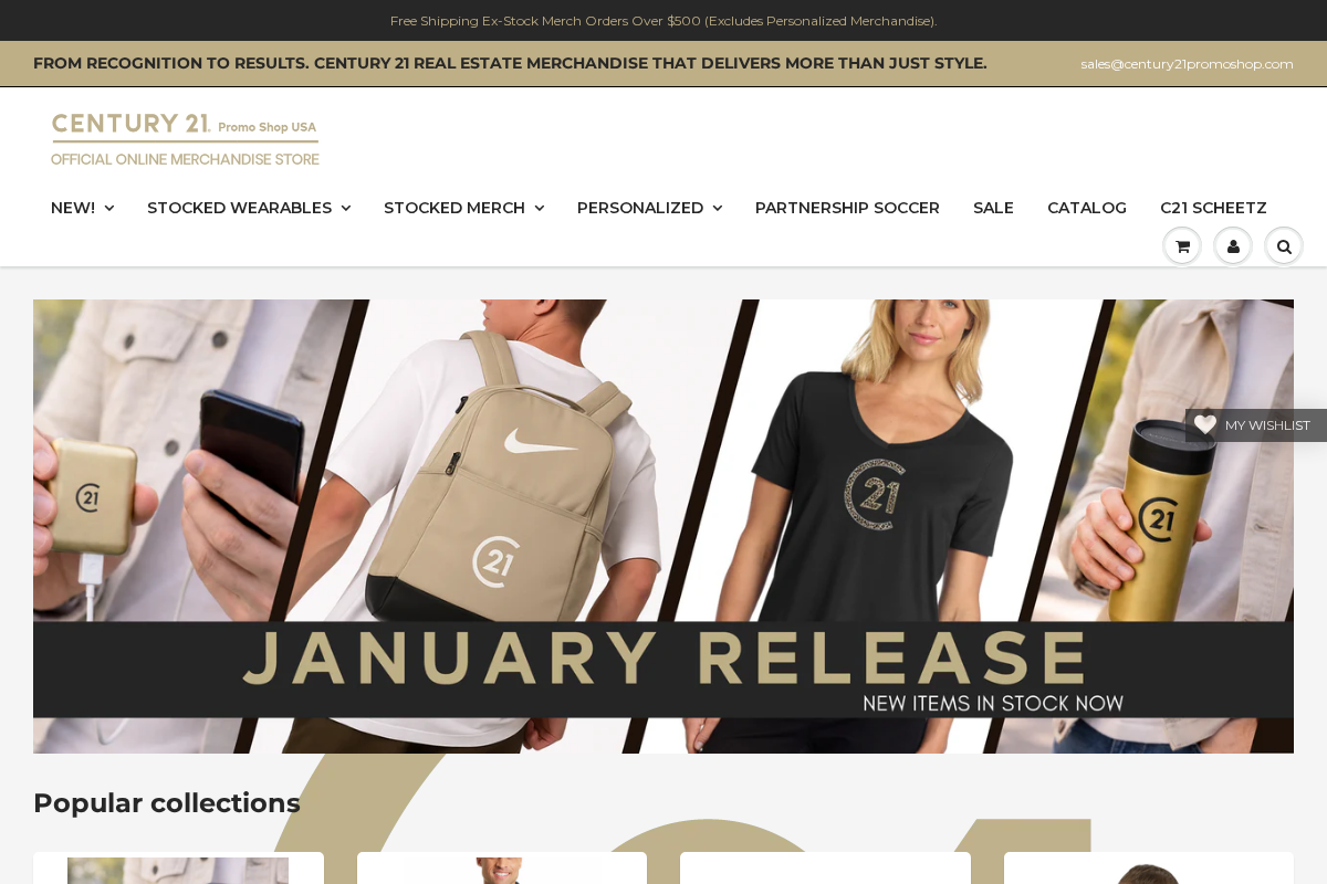 Century 21 Promo Shop USA homepage screenshot