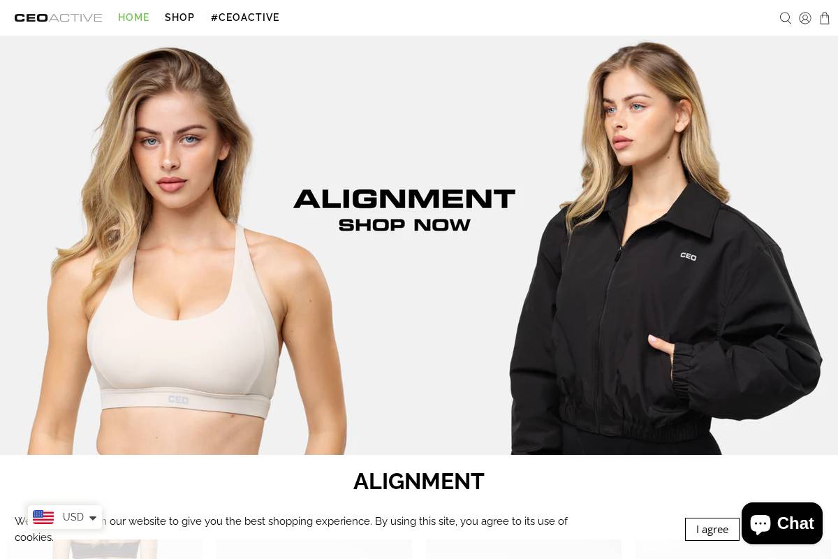 ceoactive.co homepage screenshot
