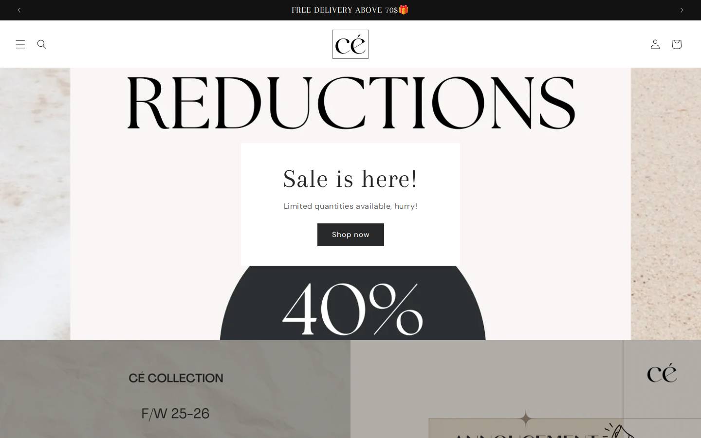 ceofficial.com homepage screenshot