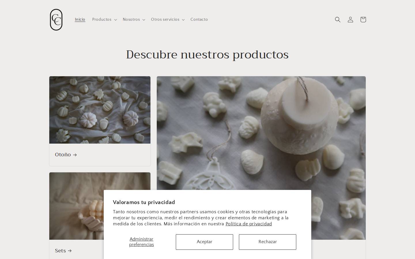 ceraenconcreto.com homepage screenshot