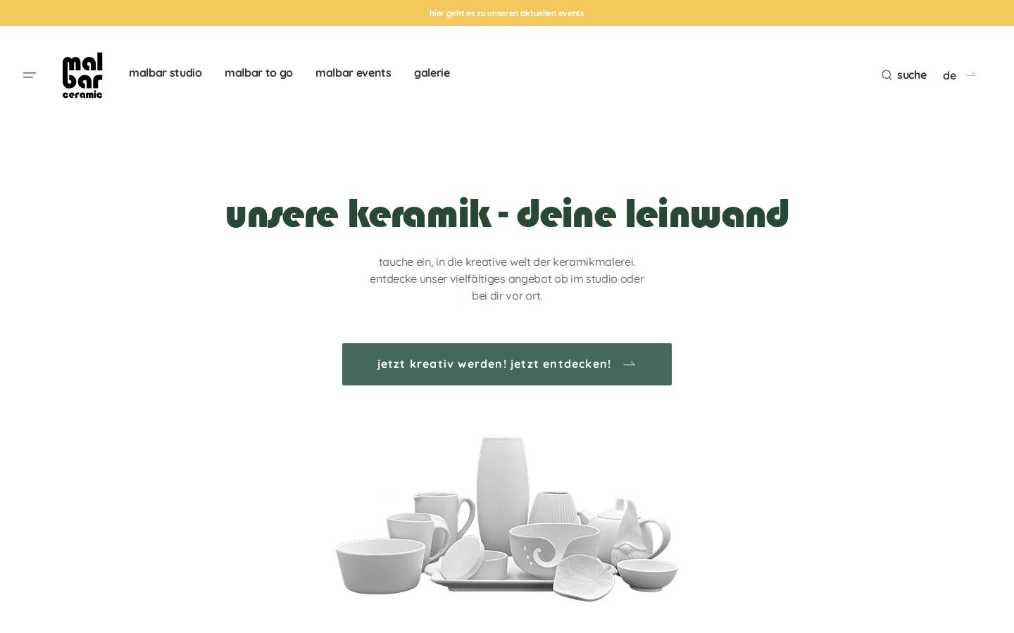 ceramic-malbar.com homepage screenshot