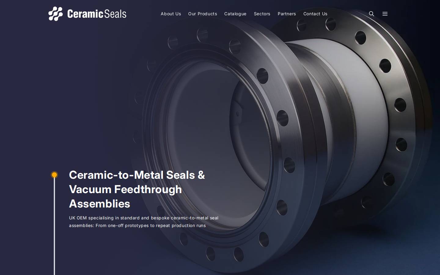 ceramic-seals.co.uk homepage screenshot