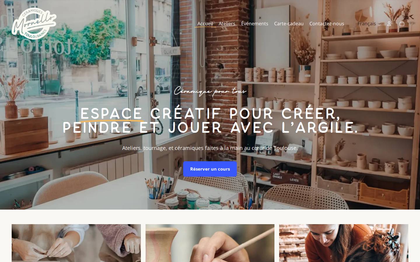 ceramiques-toulousaines.fr homepage screenshot