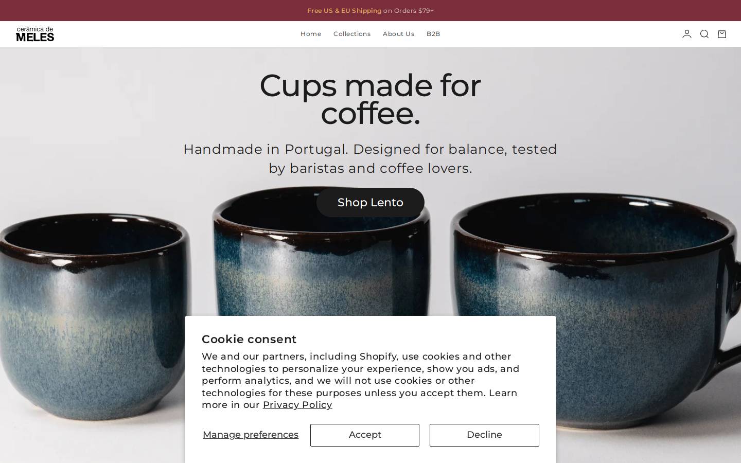 ceramona.com homepage screenshot