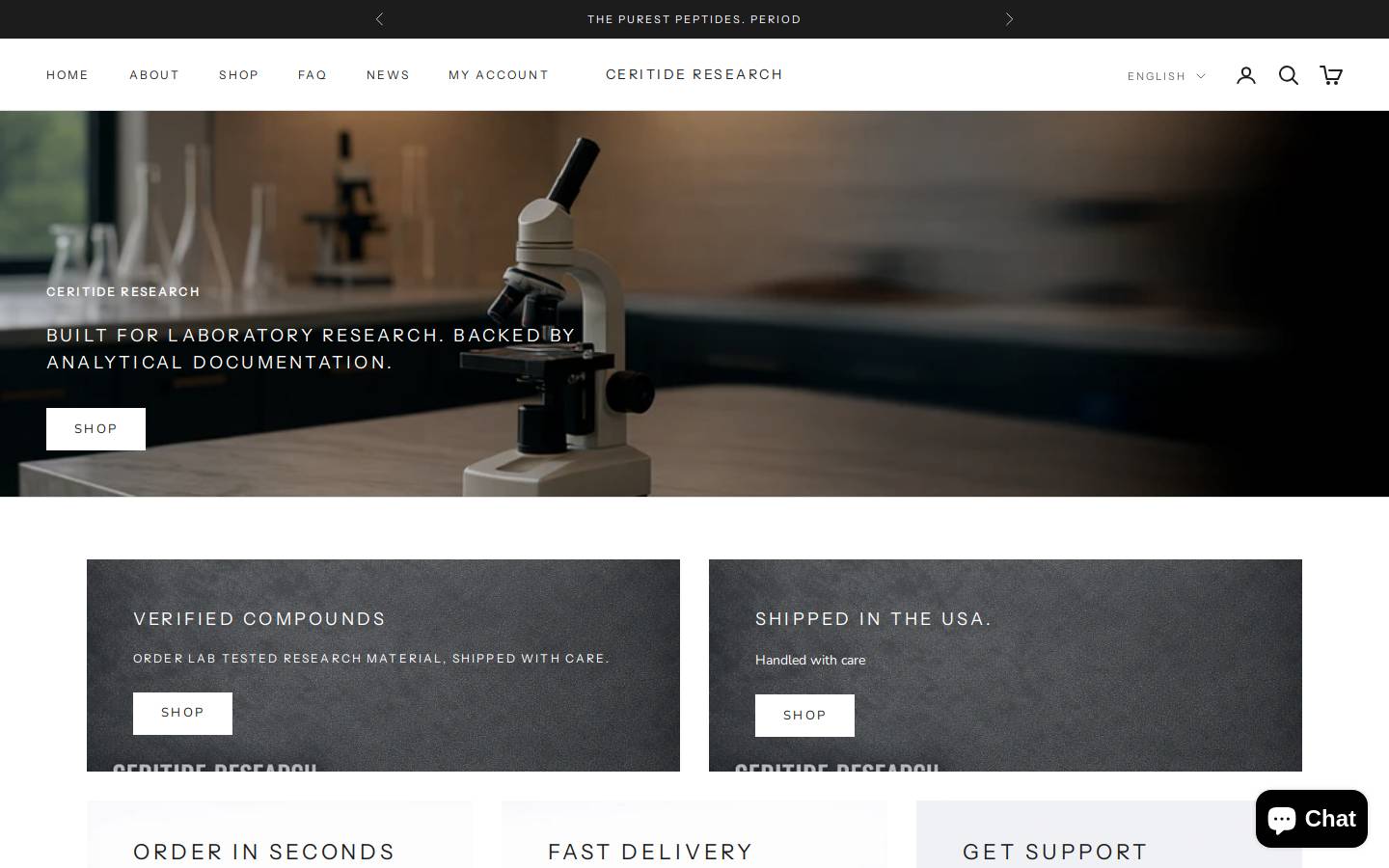 ceritides.com homepage screenshot