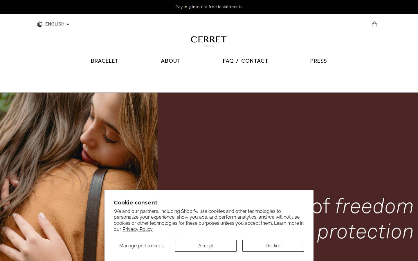 cerret.com homepage screenshot