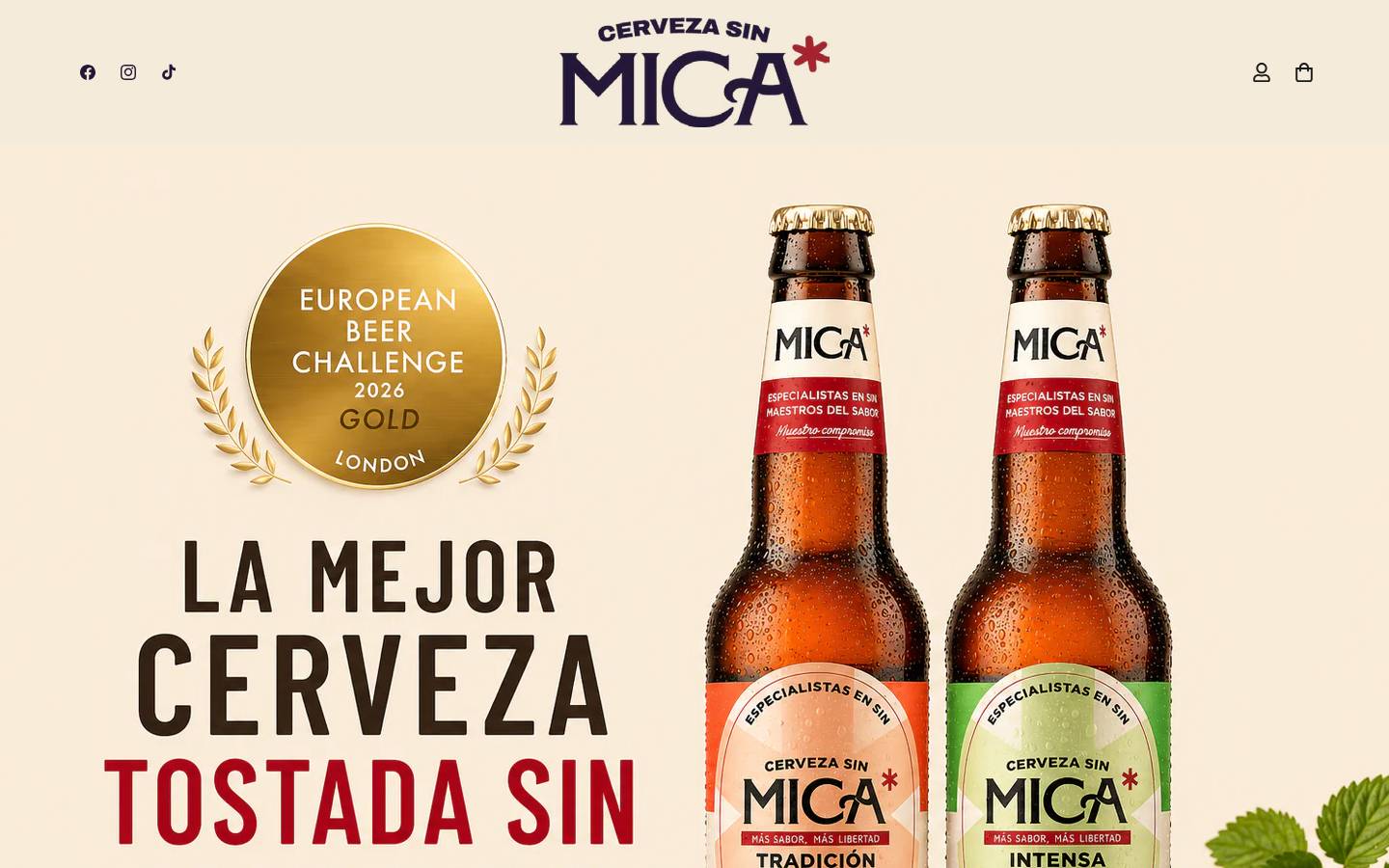 cervezamica.es homepage screenshot