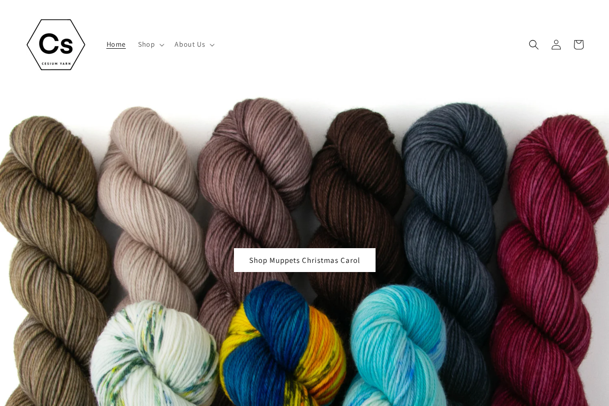 Cesium Yarn homepage screenshot