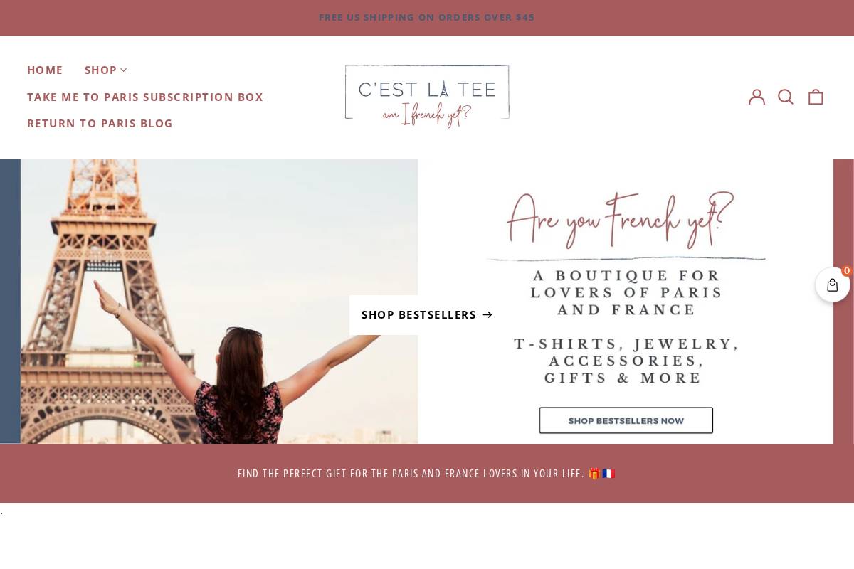 cestlateeshop.com homepage screenshot