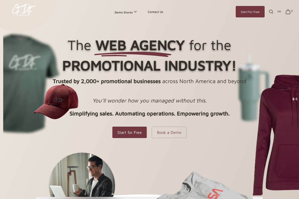 cfdfpromo.com homepage screenshot