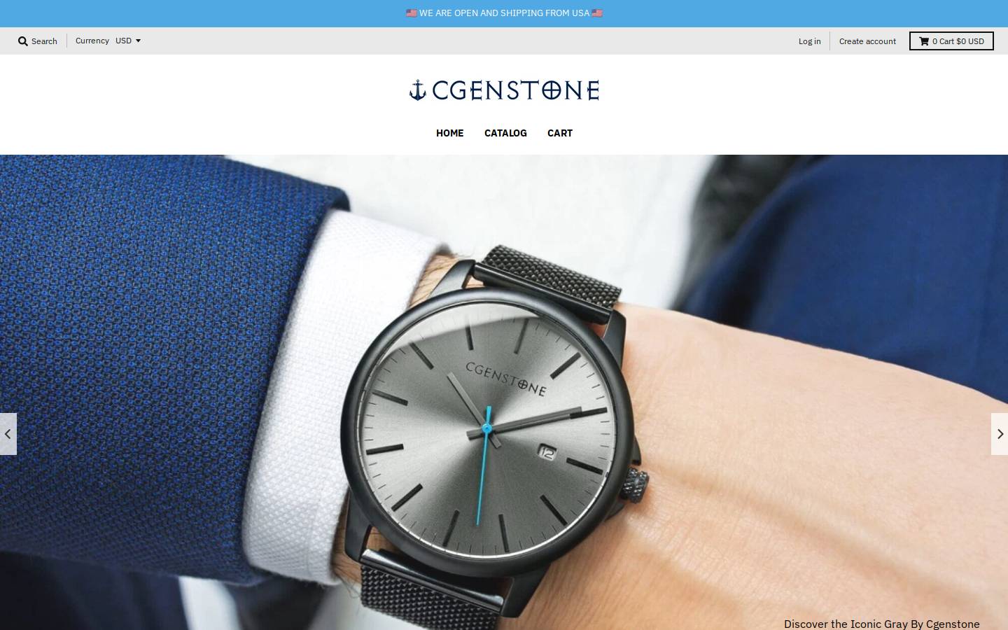 Cgenstone homepage screenshot