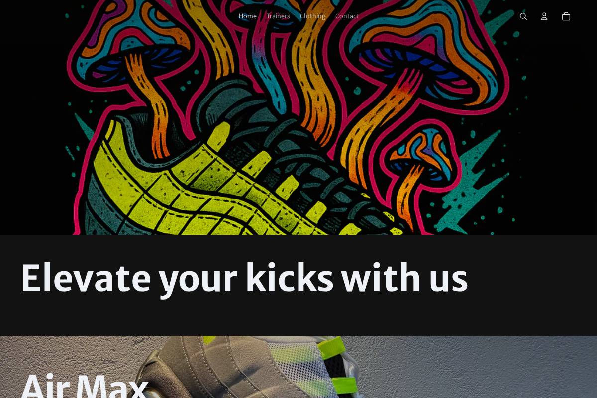 ch95kicks.co.uk homepage screenshot