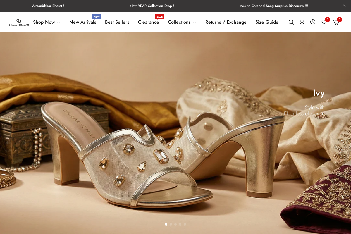 Chaal Chalan homepage screenshot