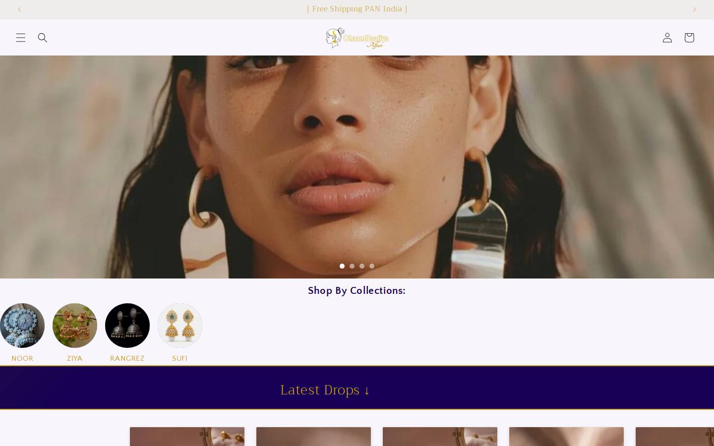 chaandbaaliyaaffair.com homepage screenshot