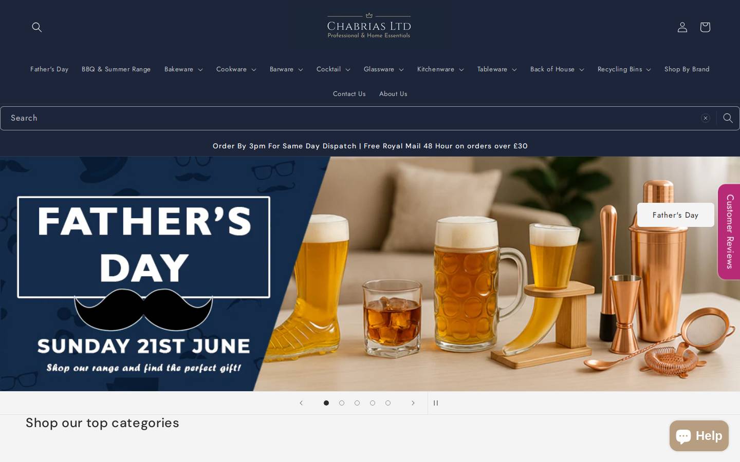 Chabriasltd homepage screenshot