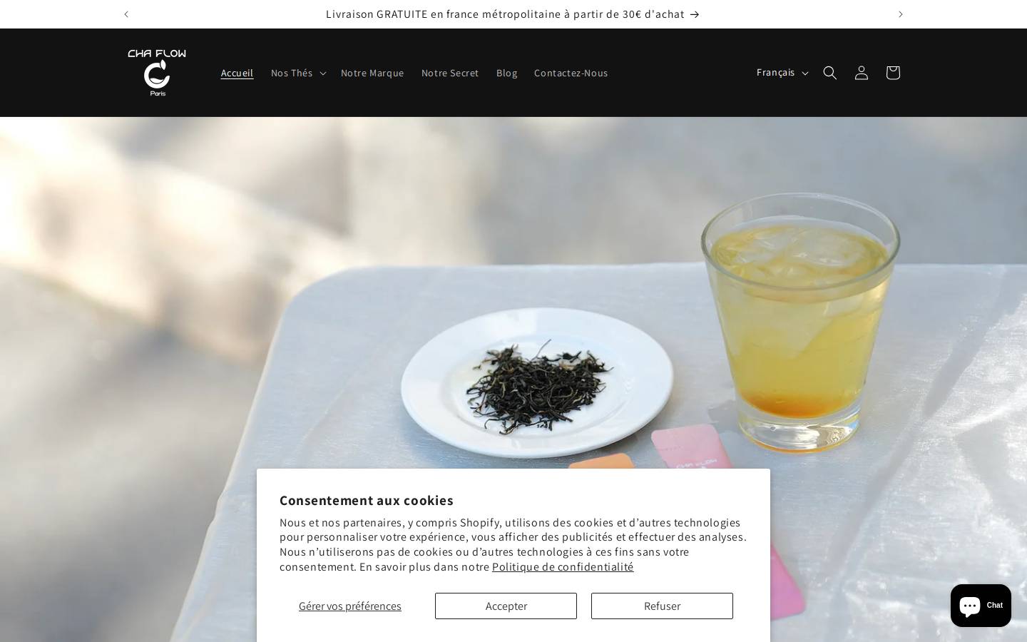 chaflow.com homepage screenshot
